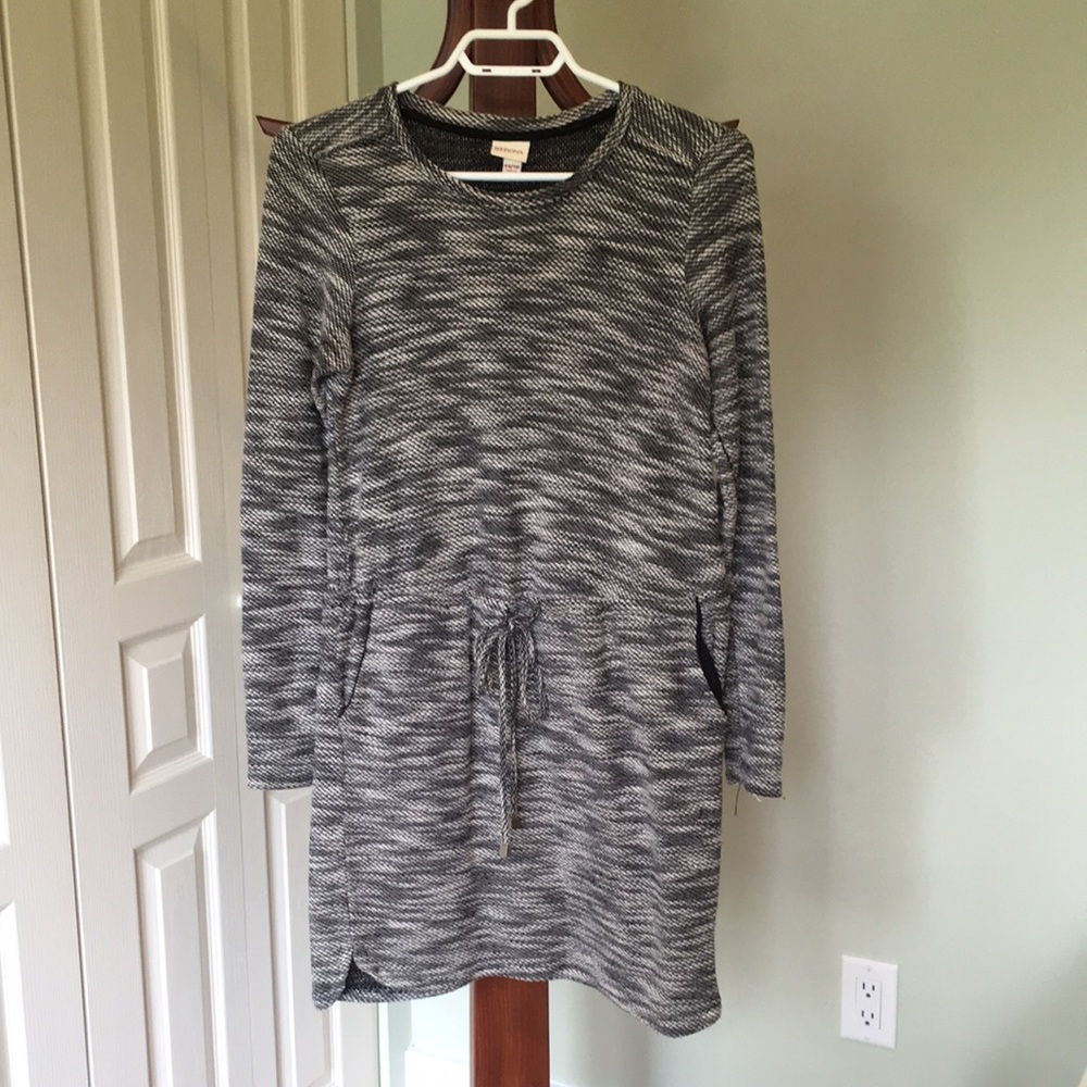 Merona black and white marl dress